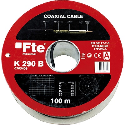 Cavo Coassiale 7mm Classe A Nero